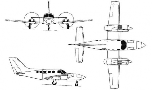 аренда частного самолета Cessna 421 Golden Eagle